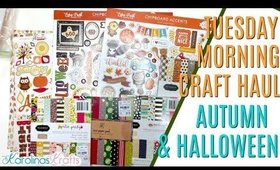 TUESDAY MORNING Craft Haul this week, Tuesday Morning FALL craft haul, Halloween Craft Haul