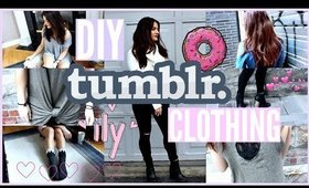 EASY DIY TUMBLR Inspired CLOTHES!!!!