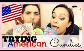 Trying American Candies for THE FIRST TIME !!! ( With my BF )