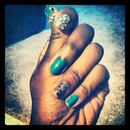 new years' eve nails!. 