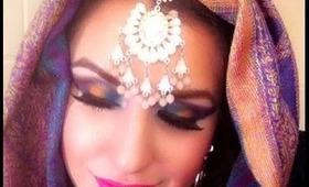 Halloween look Bollywood inspired make up/ Maquillaje Bollywood (india)