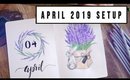 CREATIVE JOURNALING - APRIL 2019 JOURNAL SET-UP | ANN LE