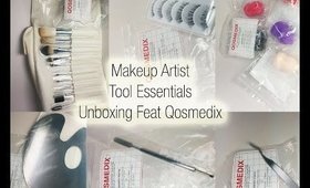 Makeup Artist Tool Essentials Unboxing Feat Qosmedix