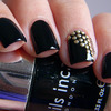 Black Studded Nails