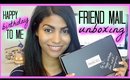 HAPPY BIRTHDAY TO ME! Australian Friend Mail Unboxing from Midlife Makeup Crisis