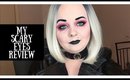 Wednesday Reviews | My Scary Eyes | Green Manson Contact Lenses