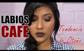 Maquillaje con labios café | Kriz Reales