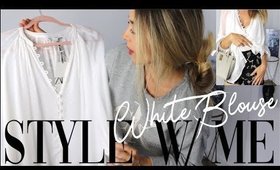 Style Outfits With Me \ THE SHEER WHITE BLOUSE {fall / winter 2020 VICTORIAN TREND}