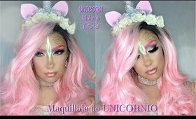 🦄Maquillaje de Unicornio / 🌈Unicorn Makeup Tutorial| auroramakeup