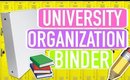 Uni/College Organization Binder | Paris & Roxy