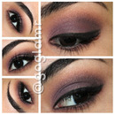 Subtle purple smokey eye