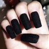 Blackest Black! Velvet Nails