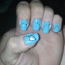 Paper Airplane Nails