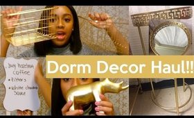 College Dorm Decor Haul | 2017 Dorm Upgrade Edition!!!