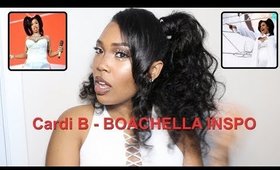 CARDI B - BOACHELLA INSPIRED LOOK (HAIR & MAKEUP!)