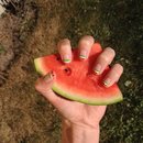 Watermelon nails🍉💅🏼