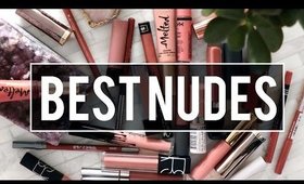 FAVORITE NUDE LIP PRODUCTS | Lip Swatches | Jamie Paige