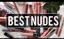 FAVORITE NUDE LIP PRODUCTS | Lip Swatches | Jamie Paige