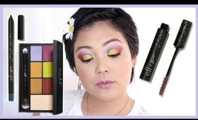 NEW E.L.F. x Jkissa Collection First Impression Review + COLORFUL EYE Tutorial