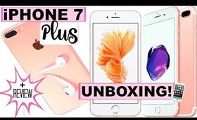 NEW Apple iPhone 7 Plus Unboxing + Tech Review | ROSE GOLD 256 GB