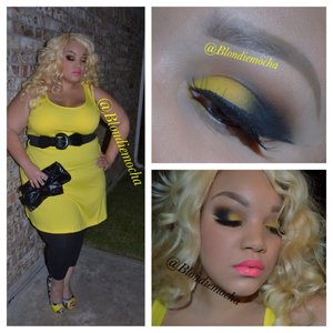 Follow me on Instagram @Blondiemocha for looks!! ☺️💋


I began by using Urban Decay eyeshadow primer as a base. 

Eyes - 
Outré (Mac Cosmetics, upper eye and crease)
Brown Script (Mac Cosmetics, crease
Eyeshadow 64 (Inglot, outer lid and crease,)
Eyeshadow 474 (Inglot, lid)
Buttercup Cake (Sugarpill, lid)

Brows - Anastasia Beverly Hill Brow Wiz in Soft Brown. 

Lashes - Red Cherry 102

Lips - Mac Cosmetics Watch Me Simmer (Limited Edition)

Clothing - 
Dress is from H&M
Leggings - Torrid 
Shoes - Betsey Johnson