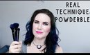 Real Techniques PowderBleu Brushes B04 Shadow, B03 Complexion & B02 Finishing Brush Demo + Review