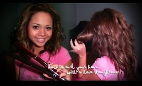 How To Curl Your Hair feat. TI Cruise Chrome (Flat Iron) & NYM Products