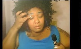 GLAMA GIRL COSMETICS BLUE LAGOON LOOK