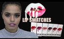 KYLIE Lip Kit Swatches | Open Box| All New Shades