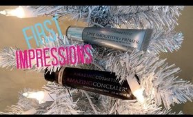 Amazing Concealer & Line Smoother + Primer | Amazing Cosmetics {First Impressions}