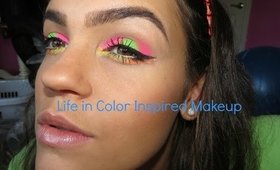 Life in Color Inspired Makeup