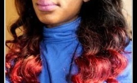 Red Ombre  Hair Color