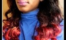 Red Ombre  Hair Color
