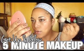 5 MINUTE Makeup Routine...( IN REAL TIME ) | Project Pan 2018 || MelissaQ