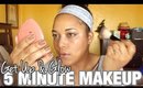 5 MINUTE Makeup Routine...( IN REAL TIME ) | Project Pan 2018 || MelissaQ