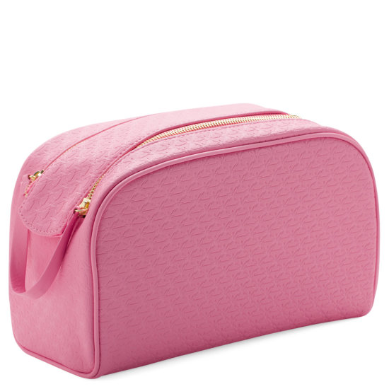 pink makeup bag