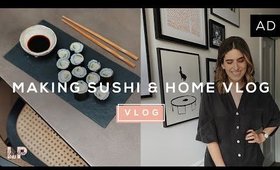 MAKING SUSHI & HOME DAY VLOG | Lily Pebbles