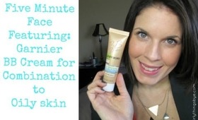 5-minute face using Garnier BB Cream