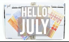 HELLO JULY PLAN WITH ME