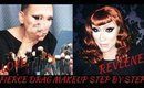 COMPLETE STEP BY STEP DRAG MAKEUP TRANSFORMATION