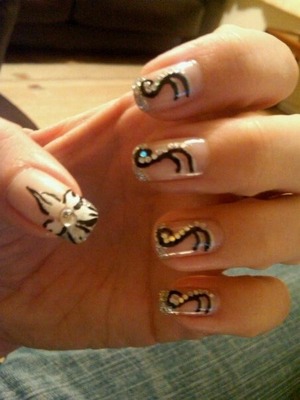 Freehand and diamonds 