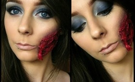 Halloween Tutorial: Burnt Face