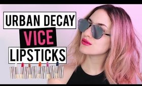 URBAN DECAY VICE LIPSTICK LIP SWATCHES: 17 Favorite Shades | JamiePaigebeauty