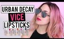URBAN DECAY VICE LIPSTICK LIP SWATCHES: 17 Favorite Shades | JamiePaigebeauty