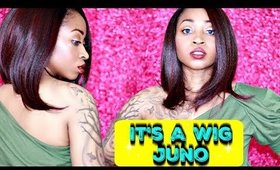 Review It's A Wig! Swiss Lace Front #Boblife  Wig – JUNO |  TT99J/530  | Blackhairspray