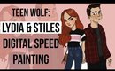 Digital Speed Painting- Lydia and Stiles | Teen Wolf Chit Chat