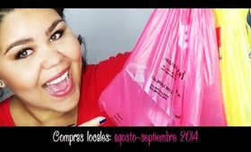 Compras locales agosto-septiembre 2014