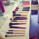 Makeup brush collection! 
