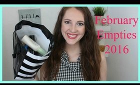 February Empties (Makeup, Skincare & Beauty) 2016