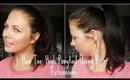 How Too: High Ponytail Using Hair Extensions